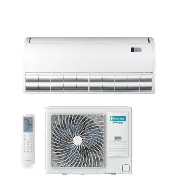 Hisense Inverter Plafond/Vloer Airconditioning TURBO serie 60000 Btu AUV175UR4RC4 + AUW175U6RP4 R-32 Wi-Fi Optioneel met standaard afstandsbediening inbegrepen