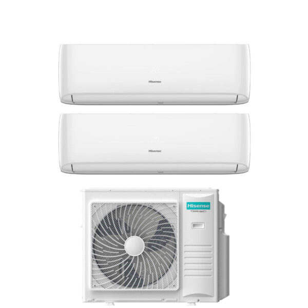 Hisense Dual Split Inverter Air Conditioner HI-COMFORT 18+18 series with 4AMW105U4RAA R-32 Integrated Wi-Fi 18000+18000 - New