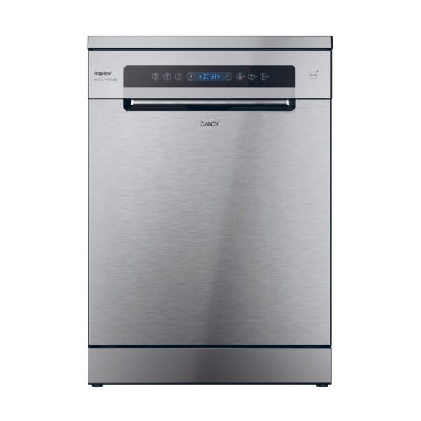 Candy Rapido CF 6C4F1X 16 Cover Klasse C (A85xL59,7xP59,8) Wi-Fi en BLE Inox