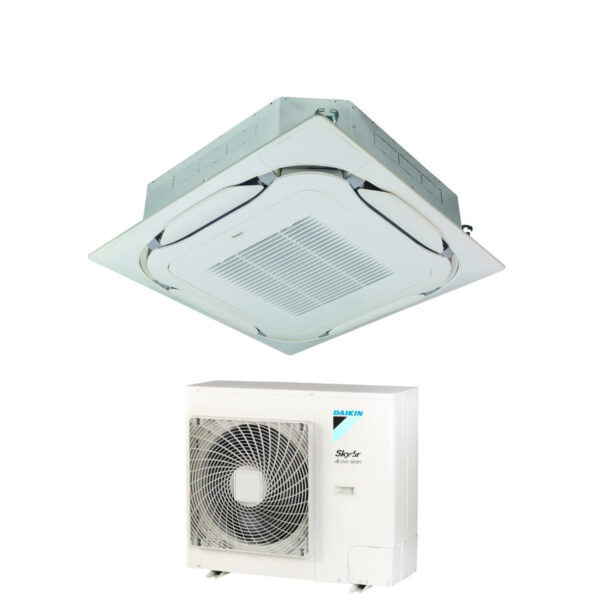 Airco Daikin Bluevolution naar Cassetta Round Flow 24000 Btu FCAG71B + AZAS71MV1 R-32 Wi-Fi Optioneel met standaard rooster inbegrepen