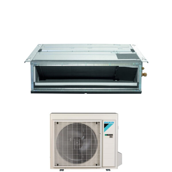 Daikin Bluevolution Air Conditioner Ducted Inverter Ultra-Flat 9000 Btu FDXM25F3/F9 R-32 Wi-Fi Optional - Italian Warranty