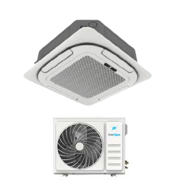 Airconditioner OneClima Inverter Cassetta 4 Vie 24000 Btu AIR-24 CST-M R-32 Wi-Fi Optioneel Grid Inbegrepen en Serie Telecommunicatie