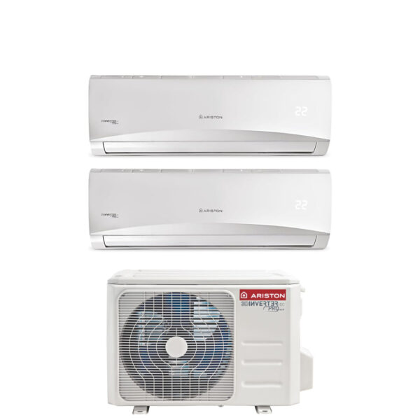 Dual Split Inverter Air Conditioning Ariston PRIOS 9000+12000 btu R-32 Wi-Fi Optional 9+12 DUAL 50 XD0-O