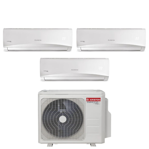 Trial Split Inverter Air Conditioning Ariston PRIOS 9000+9000+12000 btu R-32 Wi-Fi Optional 9+9+12 with TRIAL 80 XD0C-O