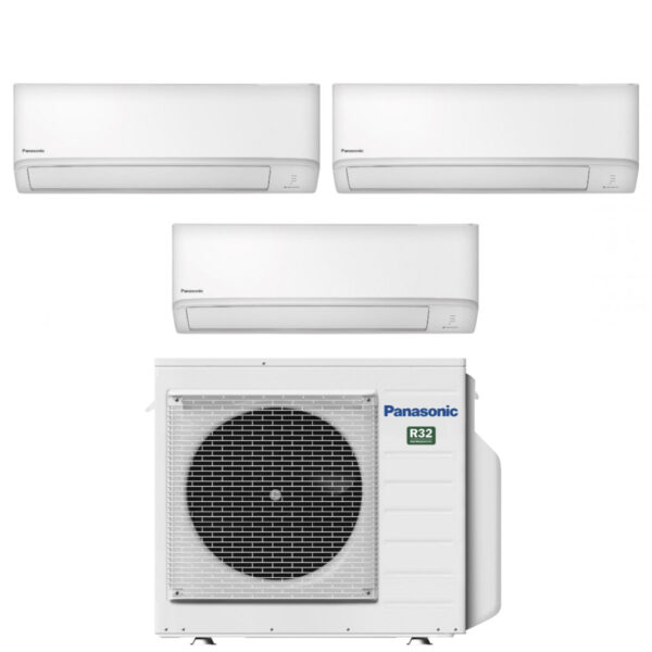 Panasonic Trial Split Series TZ 7+7+18 Air Conditioner with CU-3Z68TBE R-32 Wi-Fi Integrated 7000+7000+18000