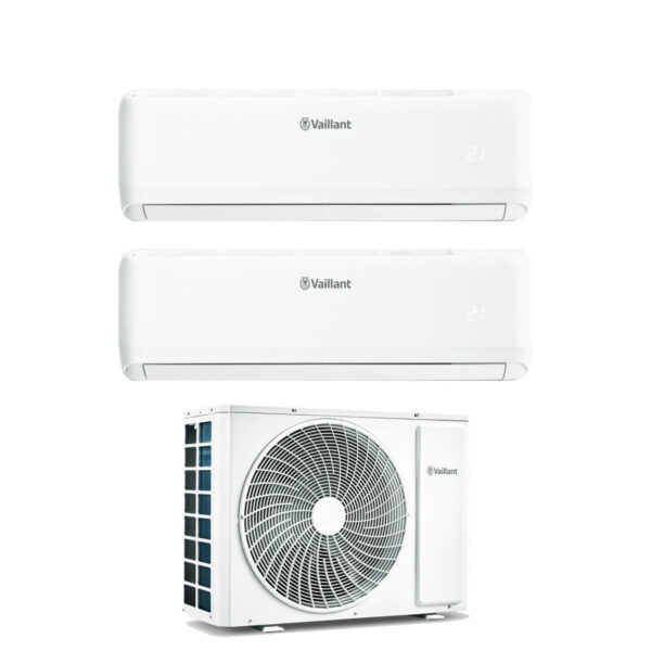 Air Conditioner Vaillant Dual Split Inverter Air Conditioner Series VAIR PRO 9+9 with VAM1-040A2NO R-32 Wi-Fi Integrated 9000+9000