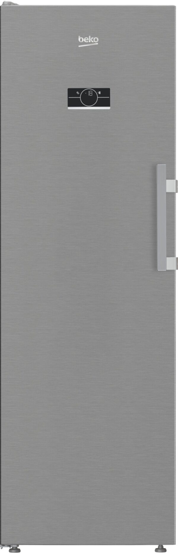 Verticale vriezer Beko B5RMFNE314X 286 liter Klasse E No Frost (A186,5xL59,7xP75,4) roestvrij staal