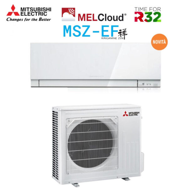 KOOPJESGEBIED Airconditioning Mitsubishi Electric Inverter Kirigamine ZEN R-32 Wit 18000 btu MSZ-EF50VGKW Wit Geïntegreerde Wi-Fi - (Nieuw)