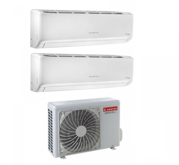 Ariston Dual Split Inverter Airconditioner ALYS PLUS 12+12 serie met DUAL 50XD0-O R-32 Wi-Fi Optioneel 12000+12000