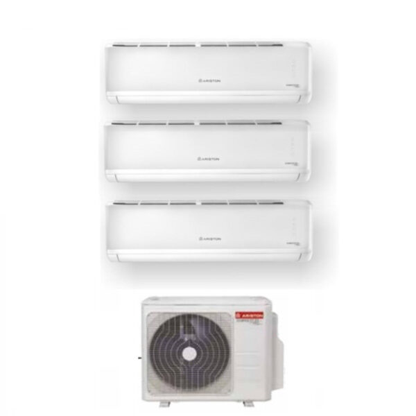 ARISTON TRIAL SPLIT INVERTER AIR CONDITIONER ALYS PLUS series 12+12+12 with 80 XD0C-O R-32 Wi-Fi OPTIONAL 12000+12000+12000