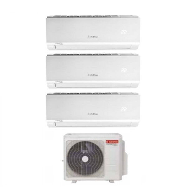 ARISTON TRIAL SPLIT INVERTER AIRCONDITIONER KIOS 9+9+12 serie met TRIAL 80 XD0C-O R-32 Wi-Fi OPTIONEEL 9000+9000+12000 btu