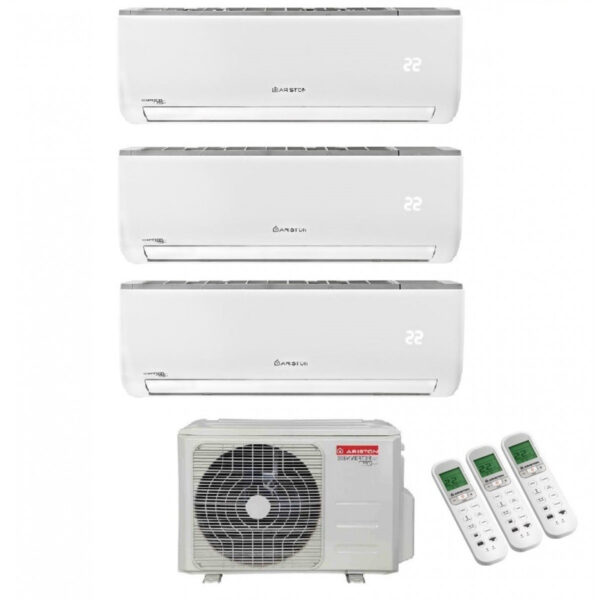 ARISTON TRIAL SPLIT INVERTER AIRCONDITIONER NEVIS 9+9+9 serie met TRIAL 80 XD0B-O 9000+9000