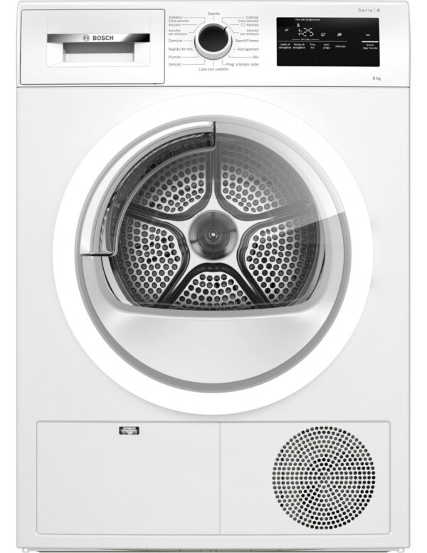 Warmtepompdroger 8 kg Bosch WTH85V18II Klasse A++ (A84,2 x L59,8 x P61,3) EasyClean AutoDry