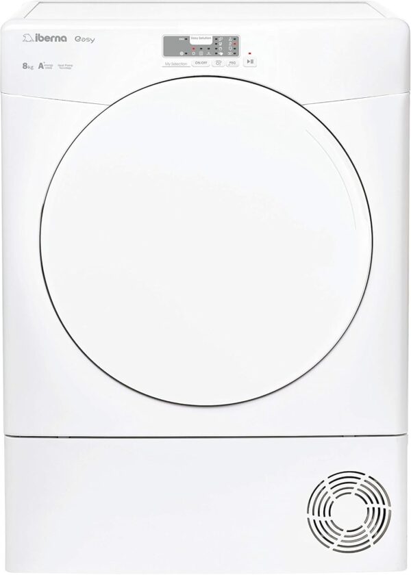 Warmtepompdroger 8 kg Iberna IEYE H8A1L-S Klasse A+