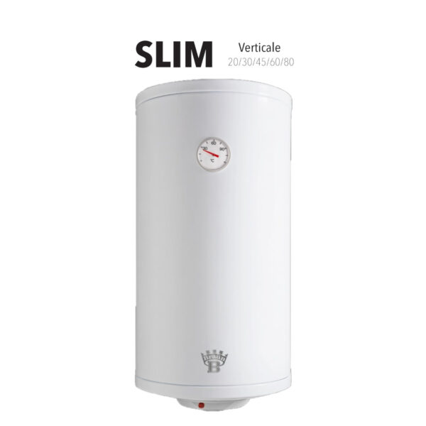 Electric Heater Bandini (Braun) SLIM VERTICALE - Flanged 30 liters - 2 Years Warranty
