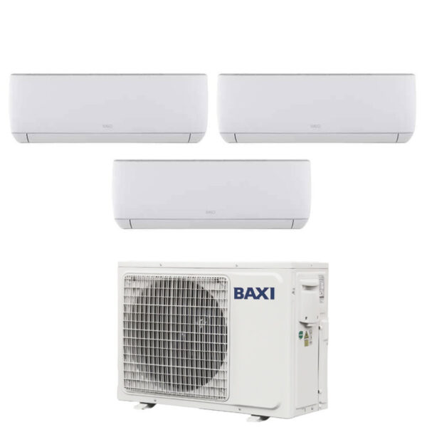 Air conditioner Baxi Trial Split Inverter Astra Series 9+9+18 with LSGT100-4M R-32 Wi-Fi Optional 9000+9000+18000 - News