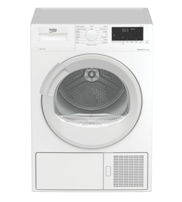 Beko 9 kg Smart Touch voorlader droger DRX927WN A++
