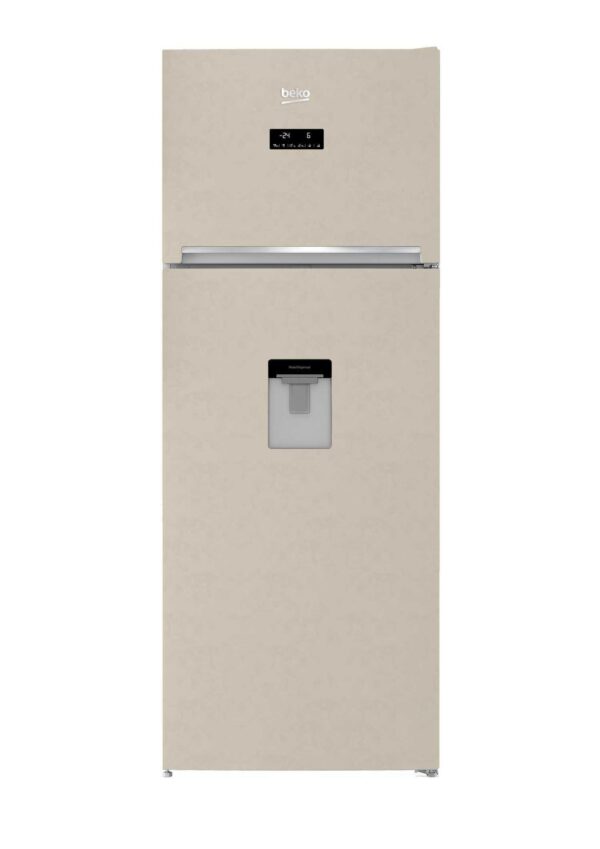 Koelkast met dubbele deur Beko RDNE455E30DBN No Frost 406 liter Klasse F (A185xL70xP65,5) Zwaard ECO-functie