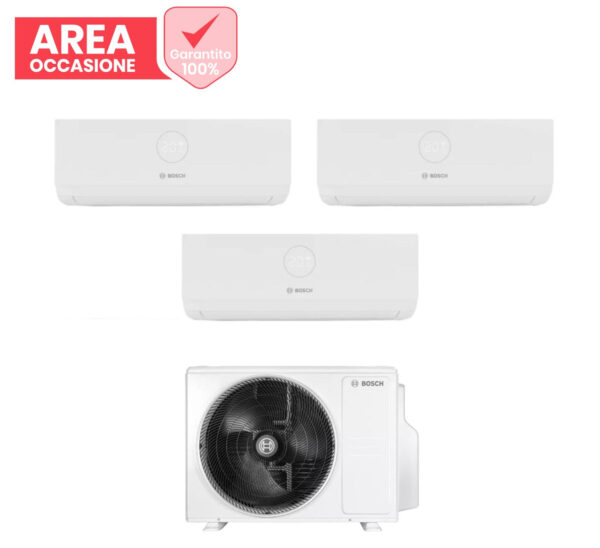 GELEGENHEDEN IN DE BUURT Airconditioner Bosch Trials Split Inverter Serie CLIMATE 3000i 9+9+12 met CL5000M 79/3 E R-32 Wi-Fi Optioneel 9000+9000+12000