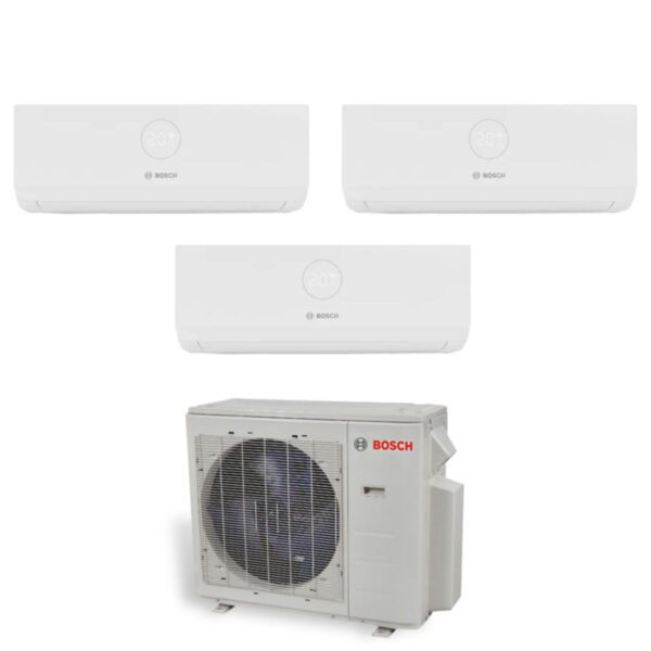 Bosch Trial Split Inverter Airconditioner CLIMATE 3000i 9+9+9 serie met MS 27 OUE R-32 Wi-Fi Optioneel 9000+9000