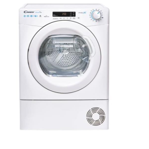 Candy warmtepompdroger 10 kg CSO H10A2DE-S (A85xL60xP60) Klasse A++ elektrische afstandsbediening en extra inhoud (Wi-Fi + BLE)