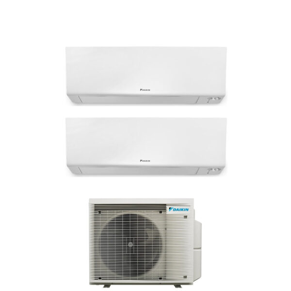 Daikin Bluevolution Dual Split Inverter Airconditioner FTXM/R PERFERA WALL 7+9 serie met 2MXM40A R-32 Geïntegreerde Wi-Fi 7000+9000 Italiaanse garantie