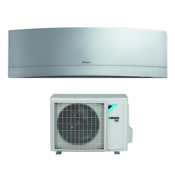 Airconditioner Daikin Bluevolution Inverter-serie EMURA SILVER 9000 BTU FTXJ25MS R-32 Wi-Fi exclusieve klasse A+++ - Italiaanse garantie