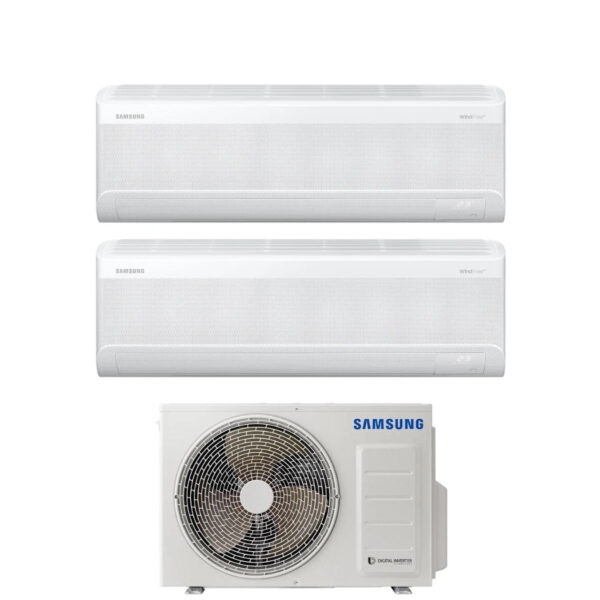 Samsung Windfree Elite Series Dual Split Inverter Air Conditioner 7000+7000 btu with AJ040TXJ2KG/EU A+++ Wi-Fi 7+7 R-32 - NEW
