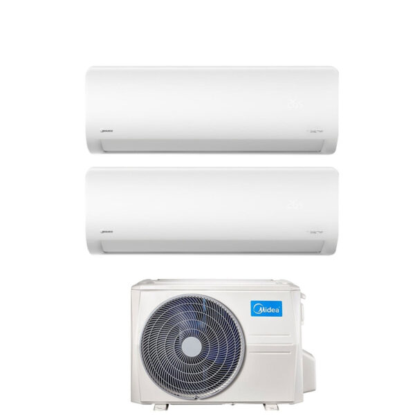 Midea Dual Split Inverter Air Conditioner XTREME 12+18 series with M4O-36FN8-Q R-32 Integrated Wi-Fi 12000+18000 - New