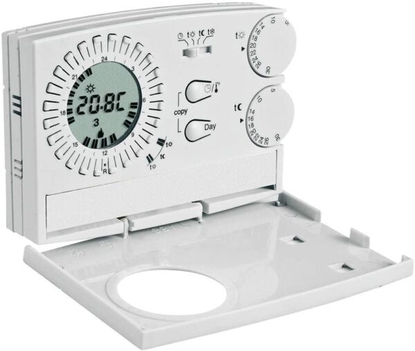PERRY ELECTRIC Wekelijkse analoge digitale wandklokthermostaat EASY 1CR CR209/S-serie