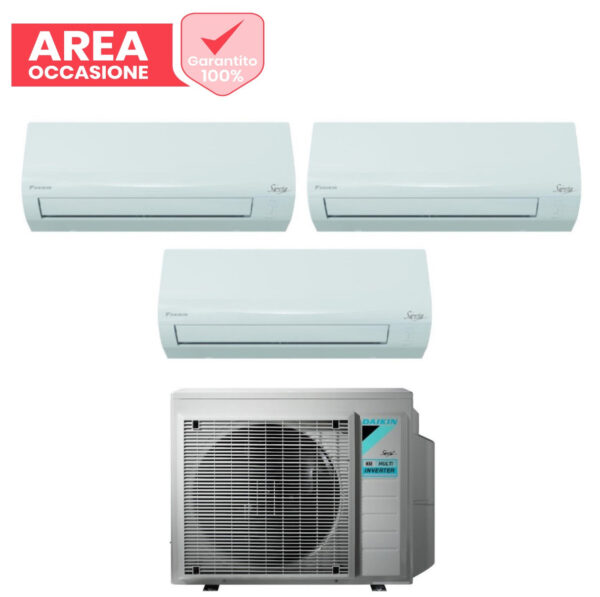 GELEGENHEDEN IN DE BUURT Airconditioner Daikin Trial Split Inverter Serie SIESTA 9+9+12 met 3AMXF52A R-32 Wi-Fi Optioneel 9000+9000+12000