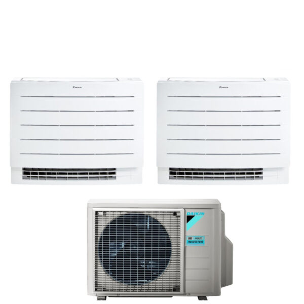 Daikin Dual Split Floor Air Conditioner PERFERA FVXM-A 9+12 series with 2MXM40A R-32 Integrated Wi-Fi 9000+12000 With Infrared Remote Control Included Italian Warranty
