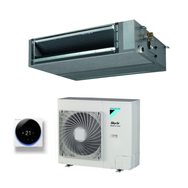 Daikin Bluevolution Ducted Air Conditioner Medium Head 24000 BTU FBA71A + AZAS71MV1 Single Phase R-32 Wi-Fi Optional with Wired Control
