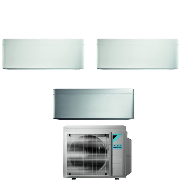 Airco Daikin Bluevolution Dual Split Inverter Serie FTXA-AW + FTXA-AS 7+7+12 met 3MXM52N R-32 Wi-Fi Geïntegreerd 7000+7000+12000 - Italiaanse garantie