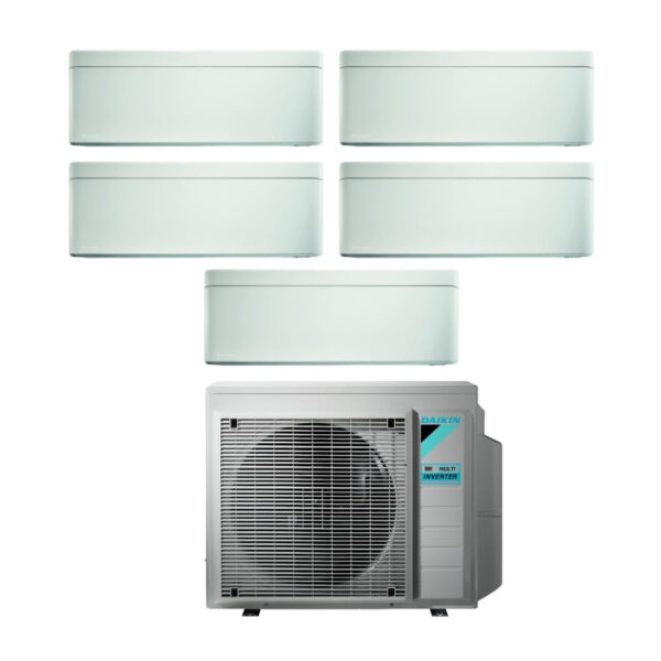 Daikin Bluevolution Penta Split Inverter Airconditioner STIJLVOL WIT serie 9+9+9+9+12 met 5MXM90N R-32 Geïntegreerde Wi-Fi 9000+9000+9000+12000 - Italiaanse garantie
