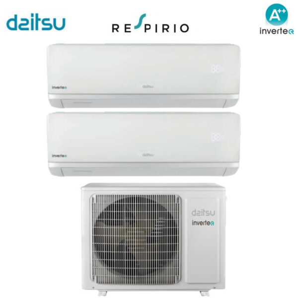 DAITSU DUAL SPLIT INVERTER FUJITSU GROUP ASD9U2I 9000+9000 BTU Klasse A+