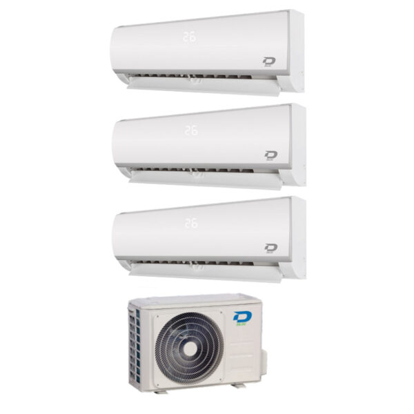DILOC Trial Split inverter air conditioning FROZEN 9+12+18 series with D.FROZEN300 R-32 class A++ 9000+12000+18000 BTU Wi-Fi OPTIONAL