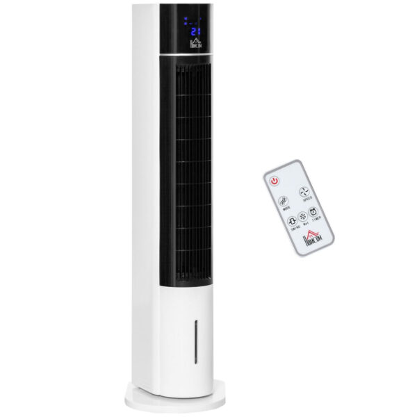 EASYCOMFORT Verdamperkoelerventilator 3 standen en 3 snelheden, timer, oscillatie en afstandsbediening, wit