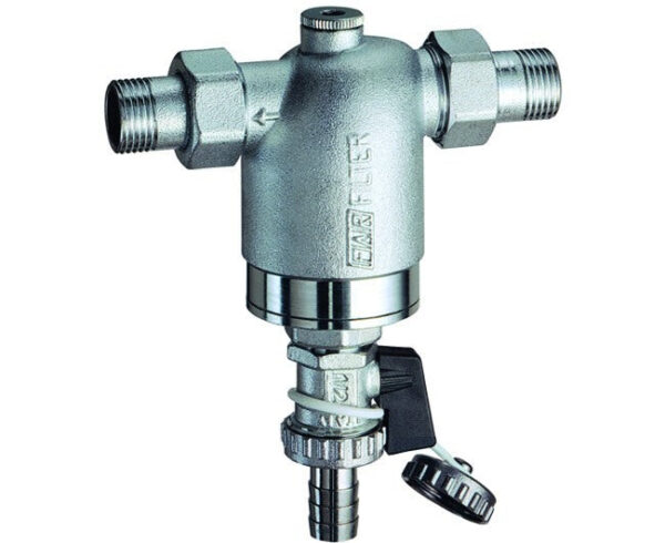 Self-Pulse Filter Far Body In Ottone Chromatic Network Filter Aisi 304 300 Um 25 Bar 95°C Model 1/2'' Code Far394312