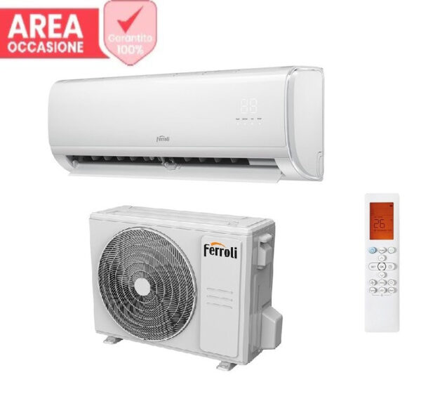 GEBIED GELEGENHEID Airconditioner Inverter Ferroli Giada S 9000 btu Wi-Fi Geïntegreerde Alexa en Google HOME - NOVITA