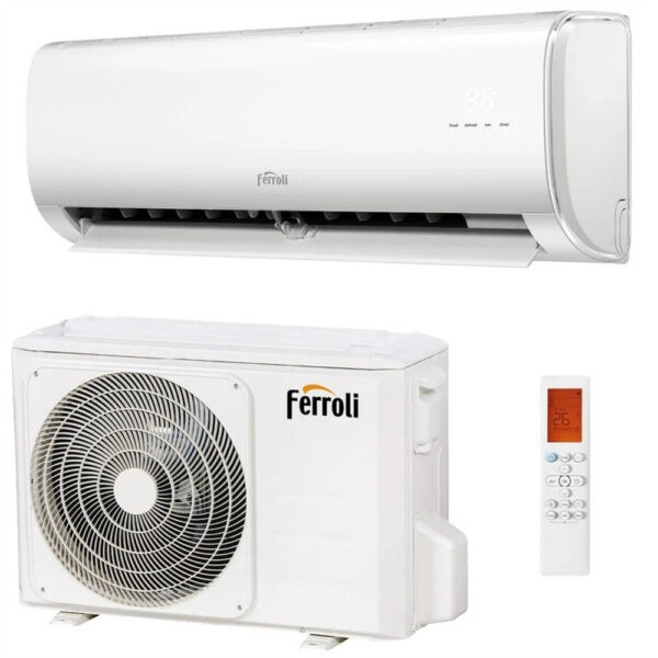 KOOPJESGEBIED Inverter Airconditioner Ferroli Ambra S 12000 Btu R-32 Geïntegreerde Wi-Fi - Nieuw