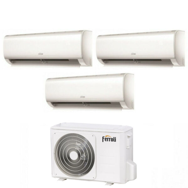 Airconditioner Ferroli Trial Split Inverter Serie DIAMANT M 7+7+7 met 27-3 R-32 Wi-Fi Geïntegreerd 7000+7000+7000 - Nieuws