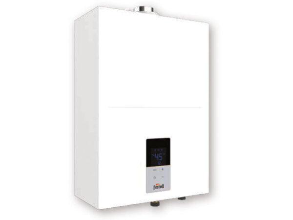 Ferroli KONA 12 Liter Gas Water Heater LPG Low NOx Sealed Chamber Complete with Flue Kit