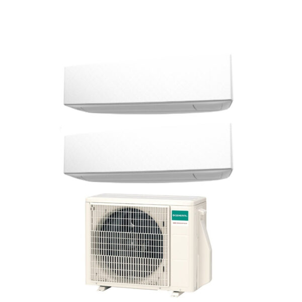Airconditioner Algemeen Fujitsu Dual Split Inverter-serie KETA WIT 7+14 met AOHG18KBTA2 R-32 Wi-Fi optioneel 7000+14000 witte kleur - Nieuws
