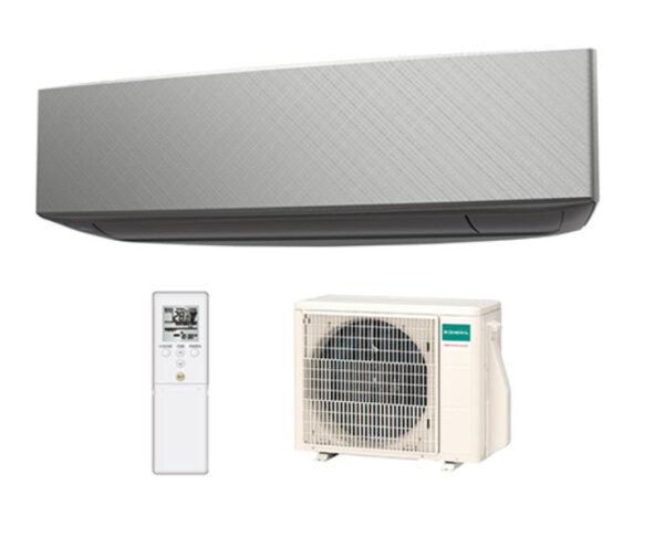 Air Conditioner General Fujitsu Inverter Series Design Silver KETF-B 9000 Btu ASHG09KETF-B R-32 Wi-Fi Integrated A++/A+