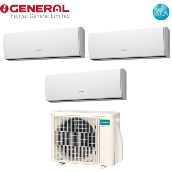 Algemene Fujitsu Trial Split Inverter Airconditioning LUCA-serie 7+9+9 met AOHG18LAT3 R-410 7000+9000+9000