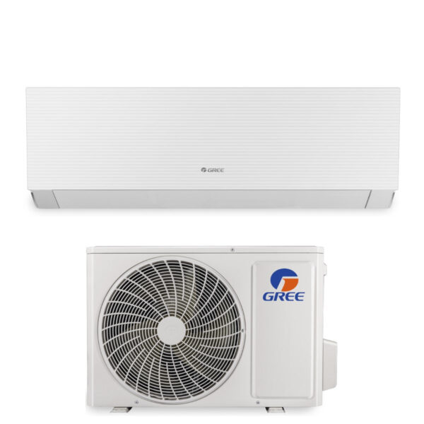 Groene inverter airconditioner CLIVIA WHITE serie 12000 Btu GWH12AUCXB-K6DNA1A/I R-32 Geïntegreerde Wi-Fi A++/A+ Witte kleur