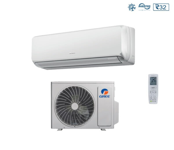 Gree Inverter Airconditioner FULI-serie 18000 btu R-32 Geïntegreerde Wi-Fi A++/A+ Alexa Google Home GWH18ATDXB-K6DNA4A