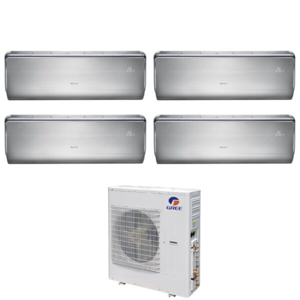 Airconditioner Green Quaders Split Inverter Serie U-CROWN 9+9+18+18 met GWHD(36)NK6LO R-32 Wi-Fi Geïntegreerd 9000+9000+18000+18000