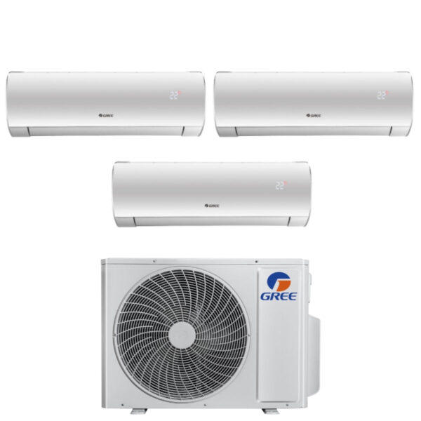Groene proef split inverter airconditioner FAIRY 9+12+12 serie met GWHD(24)NK6OO R-32 Geïntegreerde Wi-Fi 9000+12000+12000